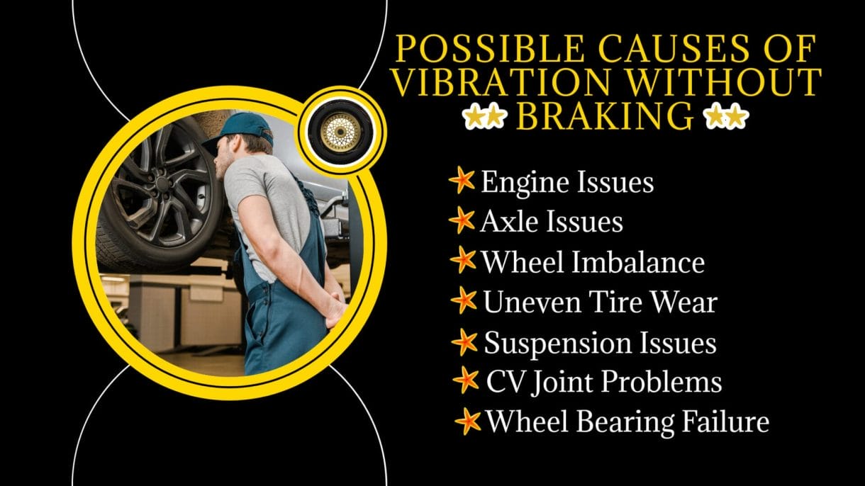 POSSIBLE CAUSES OF VIBRATION WITHOUT BRAKING