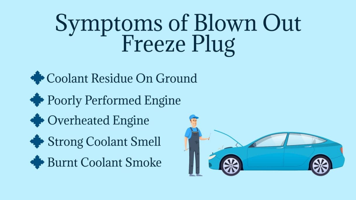 Symptoms of Blown Out Freeze Plug